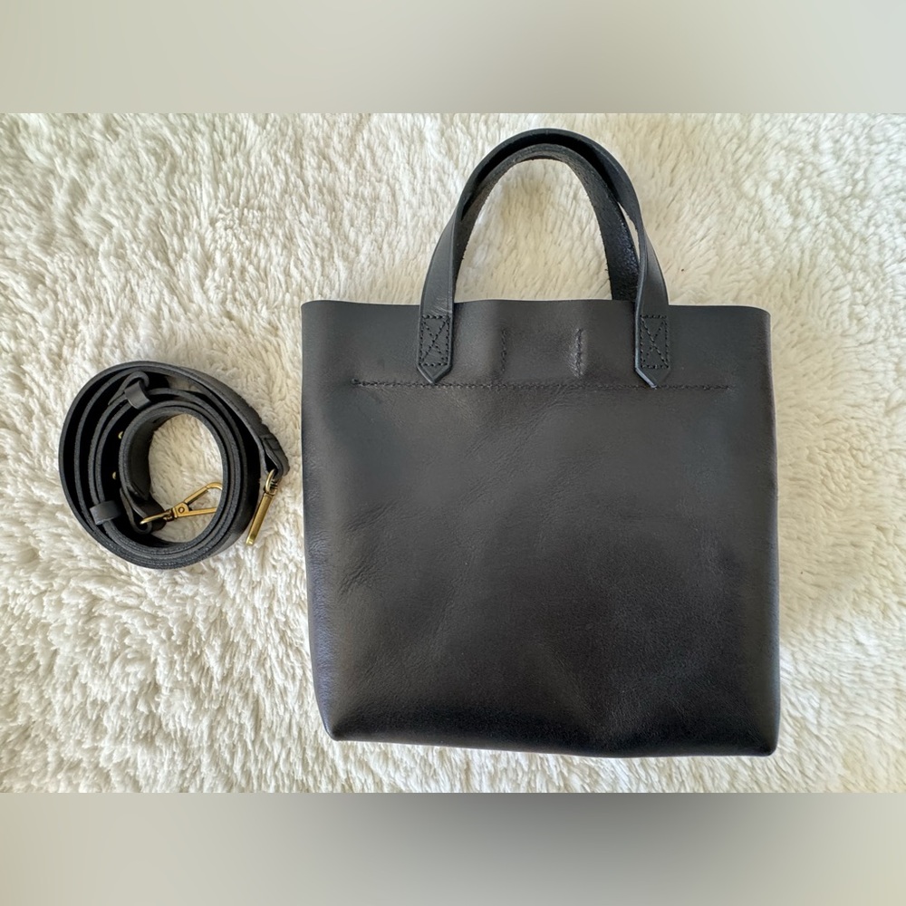 Madewell Transportation Leather Tote Bag (Small) - Picture 5 of 9